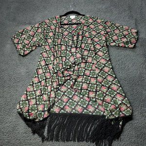 NEW LulaRoe Monroe Kimono Cardigan  S Small Multicolor